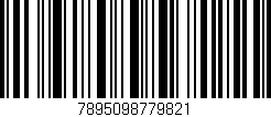 Código de barras (EAN, GTIN, SKU, ISBN): '7895098779821'