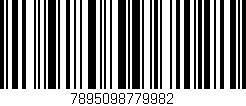 Código de barras (EAN, GTIN, SKU, ISBN): '7895098779982'