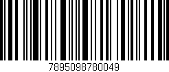 Código de barras (EAN, GTIN, SKU, ISBN): '7895098780049'