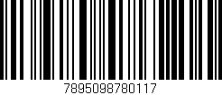 Código de barras (EAN, GTIN, SKU, ISBN): '7895098780117'