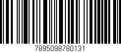 Código de barras (EAN, GTIN, SKU, ISBN): '7895098780131'