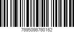 Código de barras (EAN, GTIN, SKU, ISBN): '7895098780162'