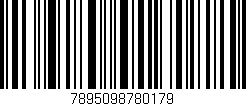 Código de barras (EAN, GTIN, SKU, ISBN): '7895098780179'