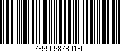 Código de barras (EAN, GTIN, SKU, ISBN): '7895098780186'