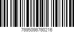 Código de barras (EAN, GTIN, SKU, ISBN): '7895098780216'