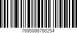 Código de barras (EAN, GTIN, SKU, ISBN): '7895098780254'