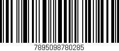 Código de barras (EAN, GTIN, SKU, ISBN): '7895098780285'