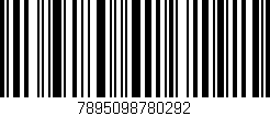 Código de barras (EAN, GTIN, SKU, ISBN): '7895098780292'