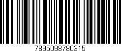 Código de barras (EAN, GTIN, SKU, ISBN): '7895098780315'