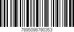 Código de barras (EAN, GTIN, SKU, ISBN): '7895098780353'