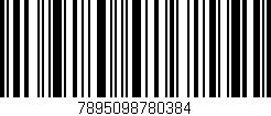 Código de barras (EAN, GTIN, SKU, ISBN): '7895098780384'