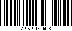 Código de barras (EAN, GTIN, SKU, ISBN): '7895098780476'