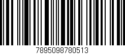 Código de barras (EAN, GTIN, SKU, ISBN): '7895098780513'