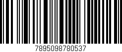 Código de barras (EAN, GTIN, SKU, ISBN): '7895098780537'