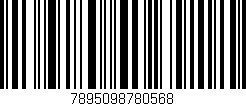 Código de barras (EAN, GTIN, SKU, ISBN): '7895098780568'