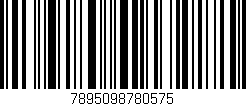 Código de barras (EAN, GTIN, SKU, ISBN): '7895098780575'