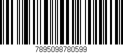 Código de barras (EAN, GTIN, SKU, ISBN): '7895098780599'