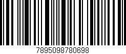 Código de barras (EAN, GTIN, SKU, ISBN): '7895098780698'