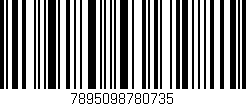 Código de barras (EAN, GTIN, SKU, ISBN): '7895098780735'