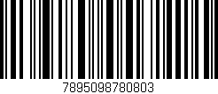 Código de barras (EAN, GTIN, SKU, ISBN): '7895098780803'