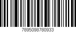 Código de barras (EAN, GTIN, SKU, ISBN): '7895098780933'