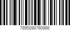 Código de barras (EAN, GTIN, SKU, ISBN): '7895098780988'