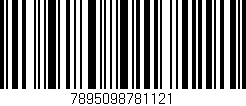 Código de barras (EAN, GTIN, SKU, ISBN): '7895098781121'