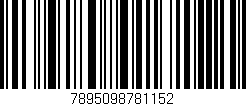 Código de barras (EAN, GTIN, SKU, ISBN): '7895098781152'