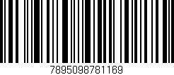 Código de barras (EAN, GTIN, SKU, ISBN): '7895098781169'