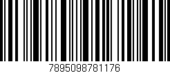 Código de barras (EAN, GTIN, SKU, ISBN): '7895098781176'