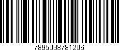 Código de barras (EAN, GTIN, SKU, ISBN): '7895098781206'