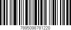 Código de barras (EAN, GTIN, SKU, ISBN): '7895098781220'