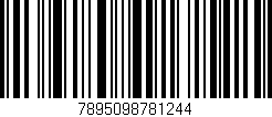 Código de barras (EAN, GTIN, SKU, ISBN): '7895098781244'