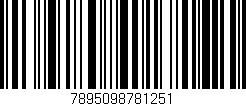 Código de barras (EAN, GTIN, SKU, ISBN): '7895098781251'