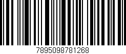 Código de barras (EAN, GTIN, SKU, ISBN): '7895098781268'