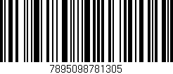 Código de barras (EAN, GTIN, SKU, ISBN): '7895098781305'