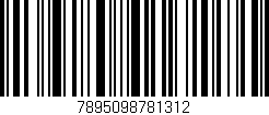 Código de barras (EAN, GTIN, SKU, ISBN): '7895098781312'