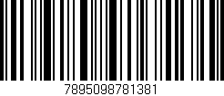 Código de barras (EAN, GTIN, SKU, ISBN): '7895098781381'