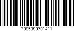 Código de barras (EAN, GTIN, SKU, ISBN): '7895098781411'