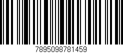 Código de barras (EAN, GTIN, SKU, ISBN): '7895098781459'