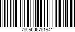 Código de barras (EAN, GTIN, SKU, ISBN): '7895098781541'