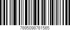 Código de barras (EAN, GTIN, SKU, ISBN): '7895098781565'