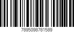 Código de barras (EAN, GTIN, SKU, ISBN): '7895098781589'