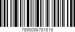 Código de barras (EAN, GTIN, SKU, ISBN): '7895098781619'