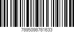 Código de barras (EAN, GTIN, SKU, ISBN): '7895098781633'