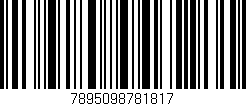 Código de barras (EAN, GTIN, SKU, ISBN): '7895098781817'