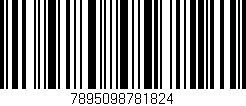 Código de barras (EAN, GTIN, SKU, ISBN): '7895098781824'