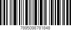 Código de barras (EAN, GTIN, SKU, ISBN): '7895098781848'