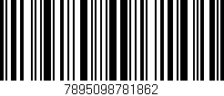 Código de barras (EAN, GTIN, SKU, ISBN): '7895098781862'