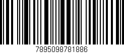 Código de barras (EAN, GTIN, SKU, ISBN): '7895098781886'